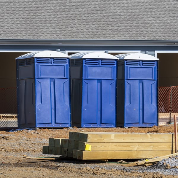 can i customize the exterior of the porta potties with my event logo or branding in Whiting Maine